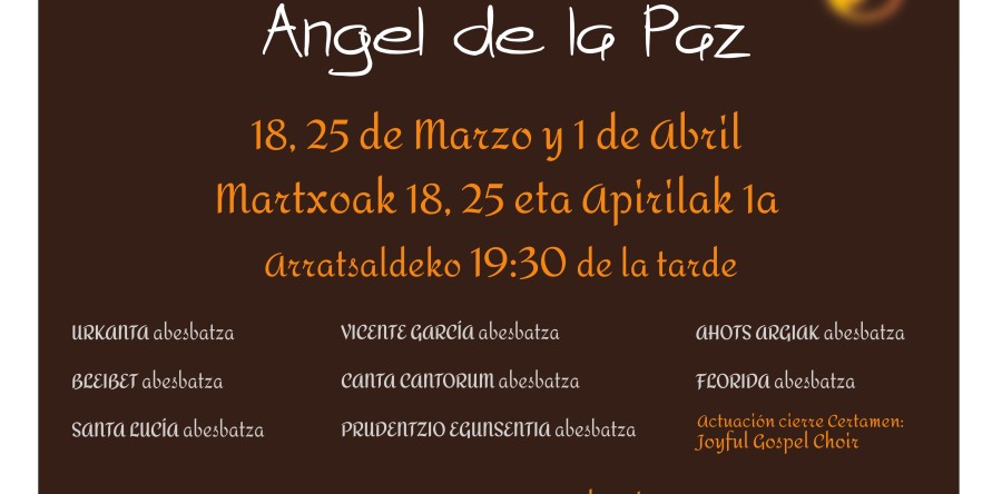 Ahots-Argiak en el Certamen de Coros San Prudencio